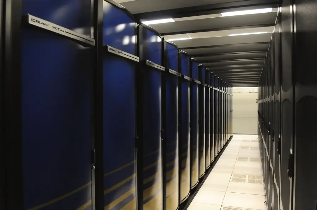 Corredor de servidores em um data center
